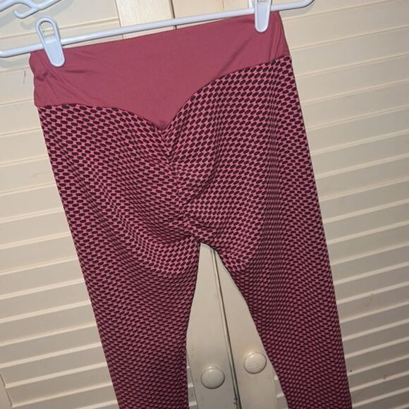 Blue Bubble Scrunch Butt Gym Leggings - Picture 4 of 4